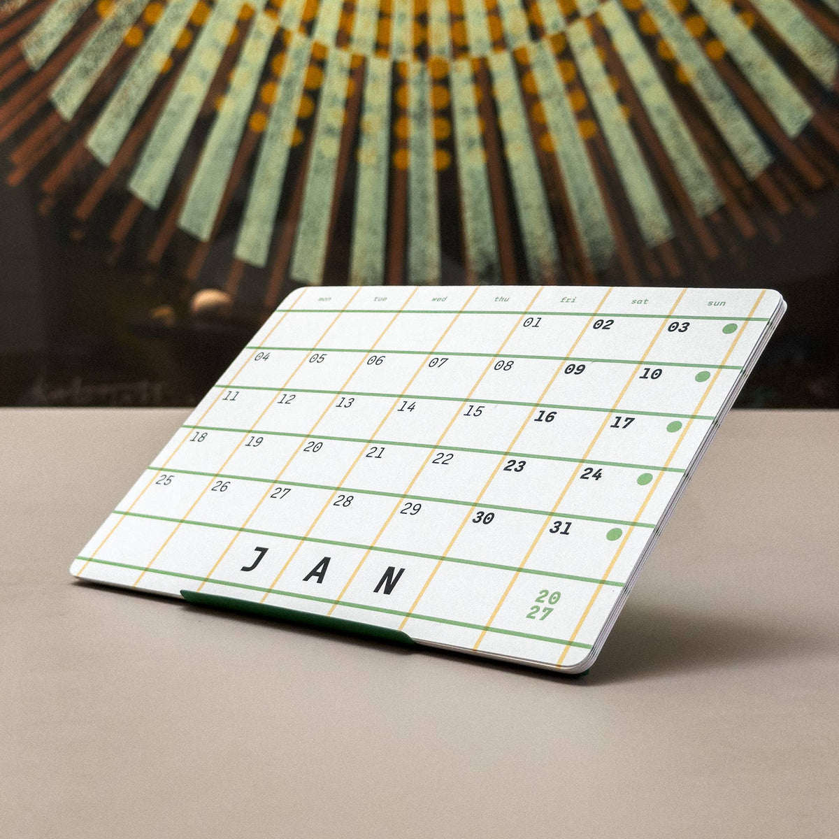 Mat Cuk 2027 Squared Desk Calendar
