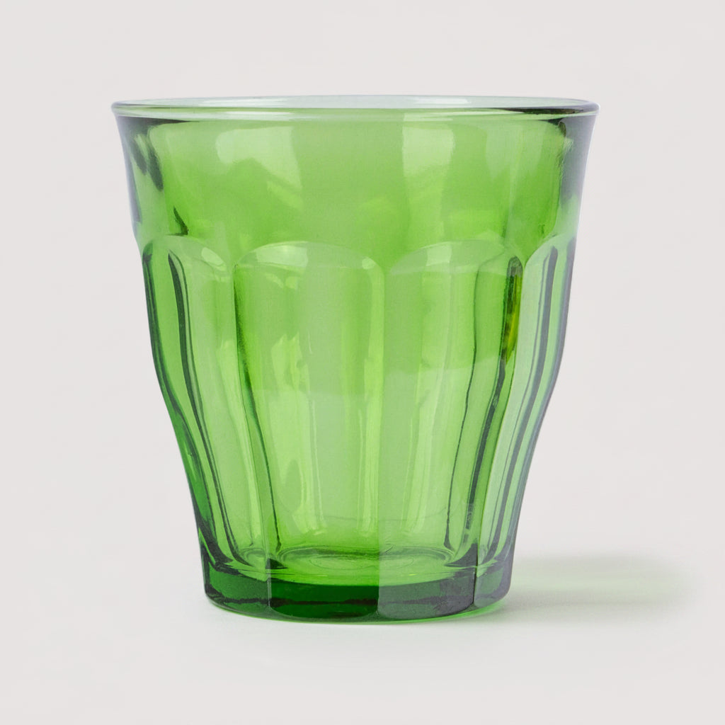 Picardie Glass Tumbler Green