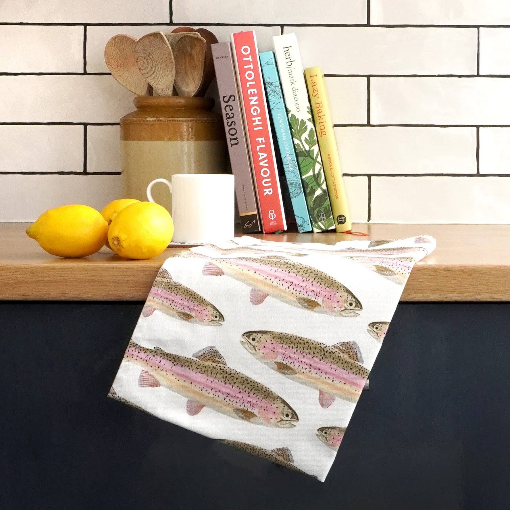 Rainbow Trout Tea Towel