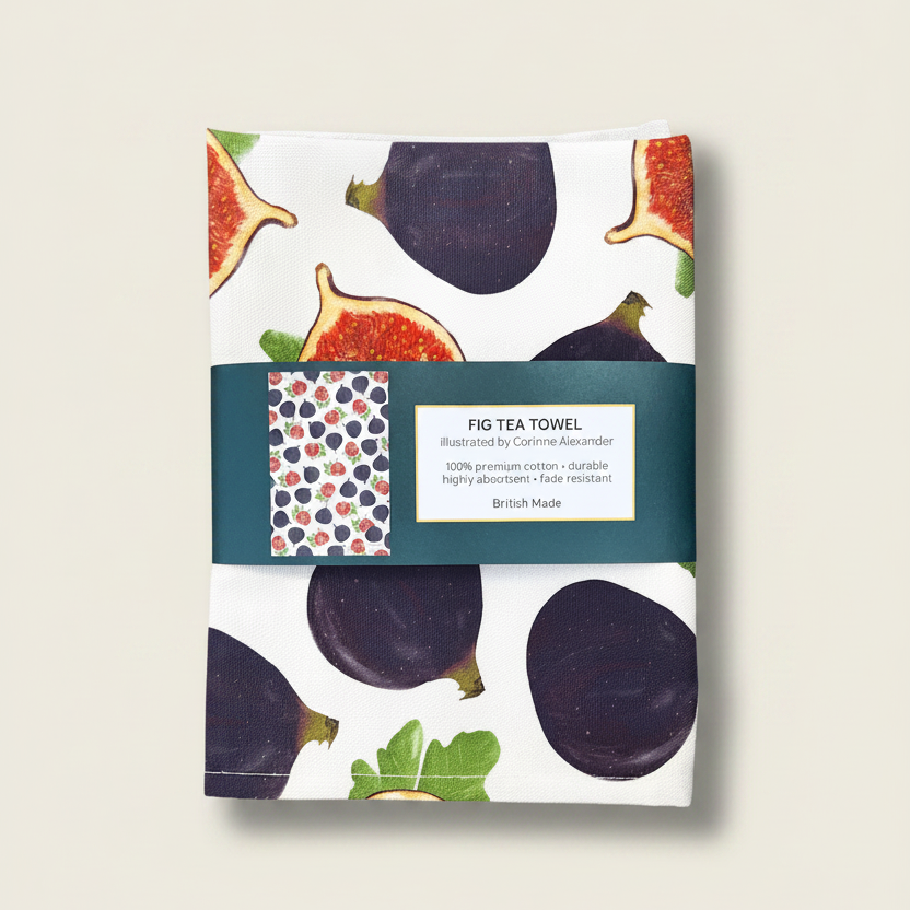 Fig Tea Towel 100% Cotton