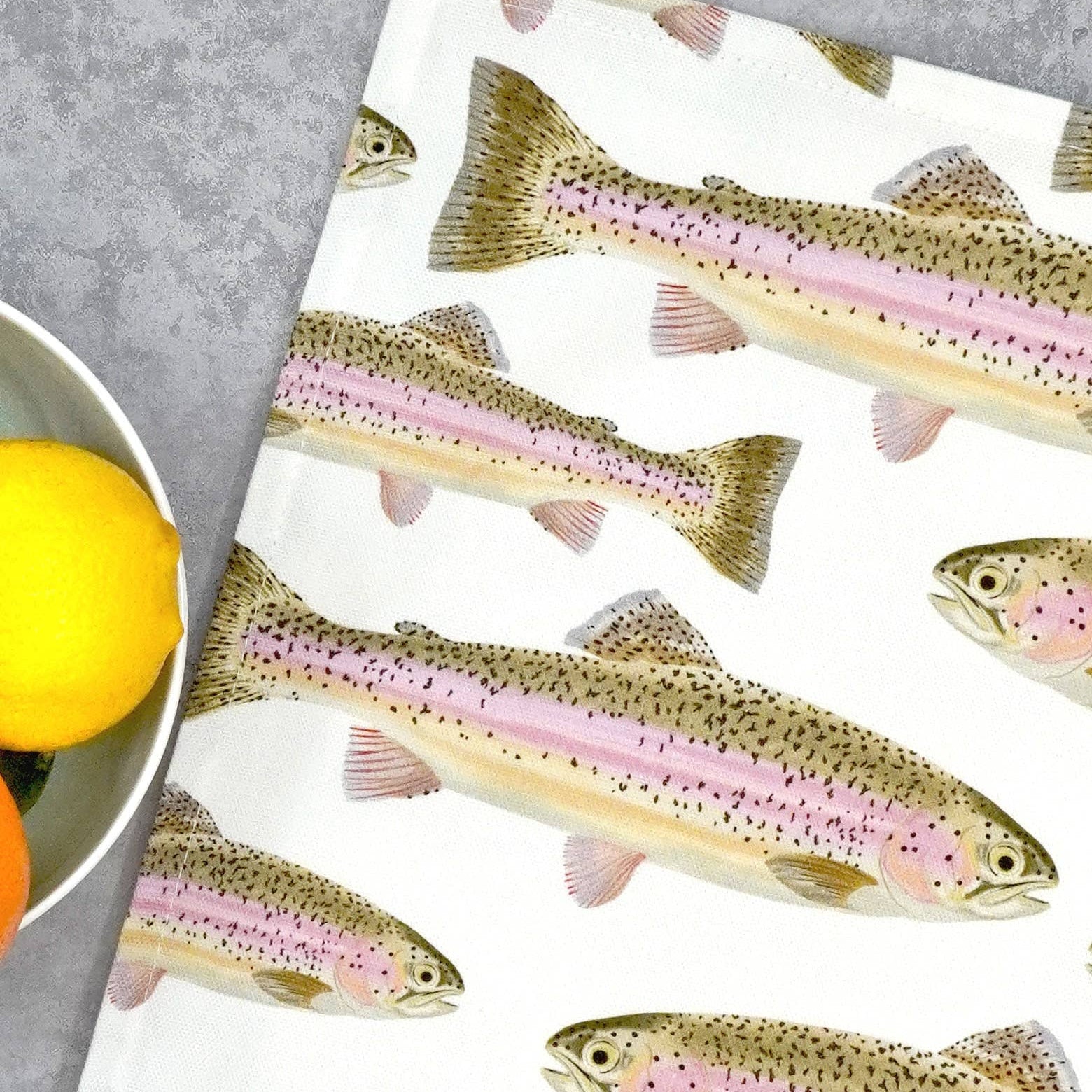 Rainbow Trout Tea Towel