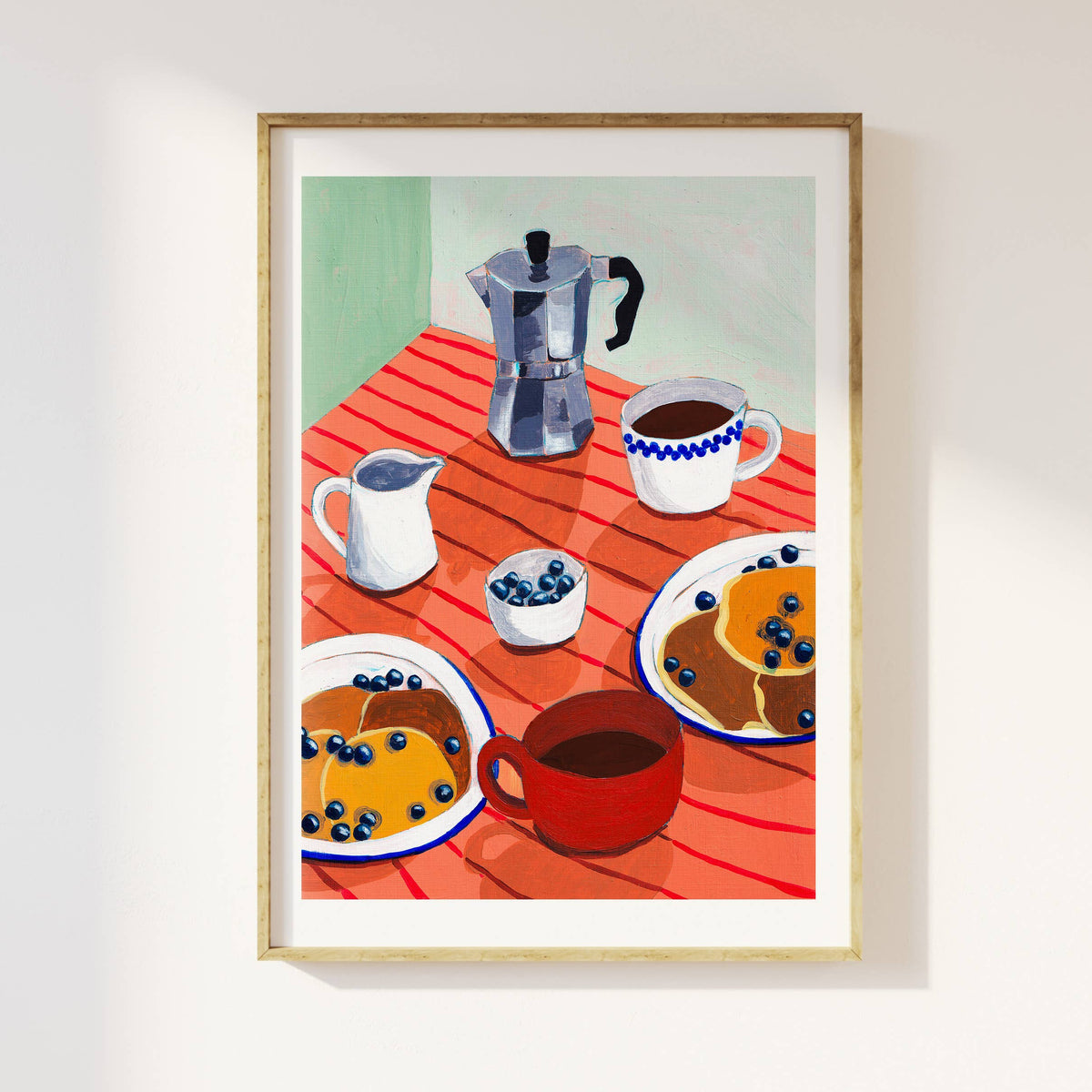 'Homemade Blueberry Pancakes' by Amelia Jayne (A2)
