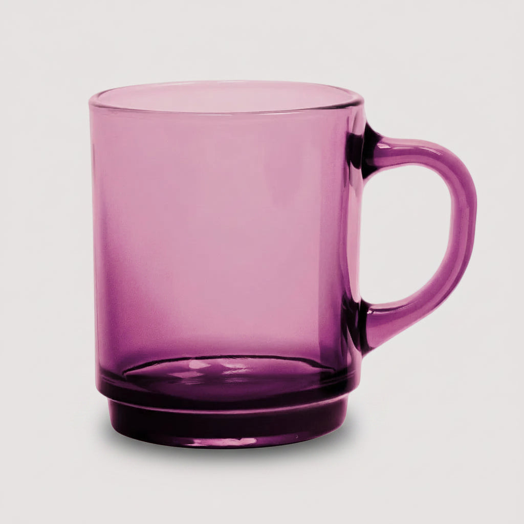 Versailles Coffee Glass Plum
