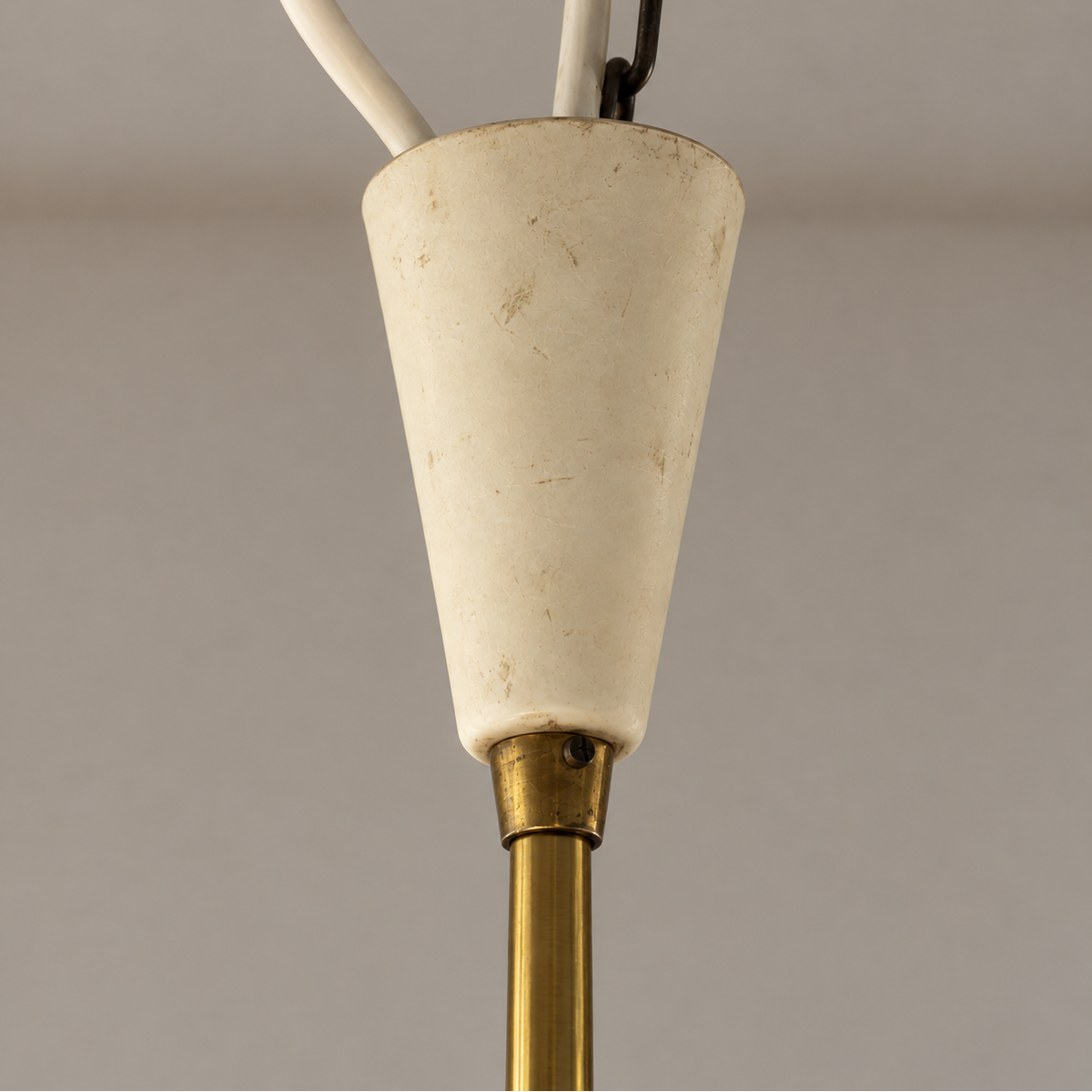 Arne Jacobsen 12-arm Brass Chandelier
