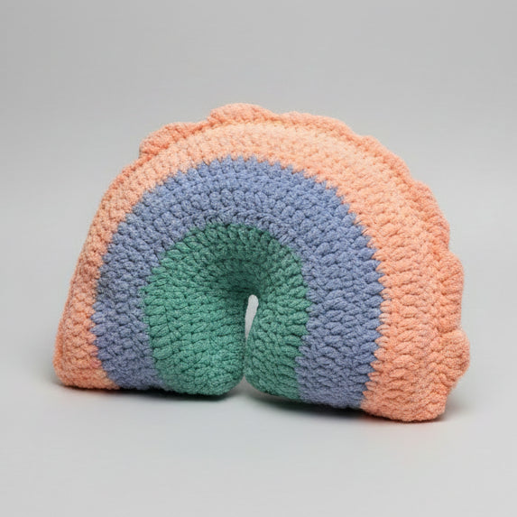 Sophia D Rainbow cushion