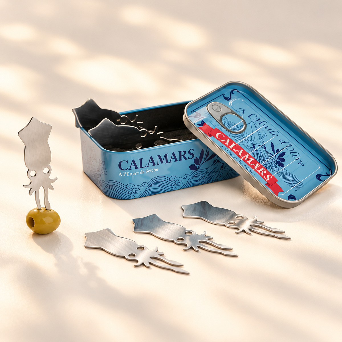 Conserverie Calamari Snack Forks