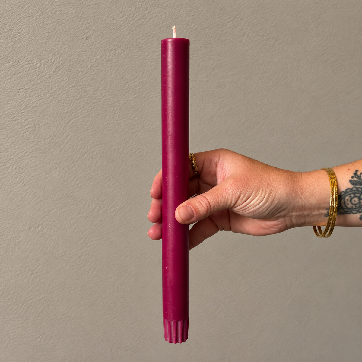 Medici Crimson Eco Dinner Candle