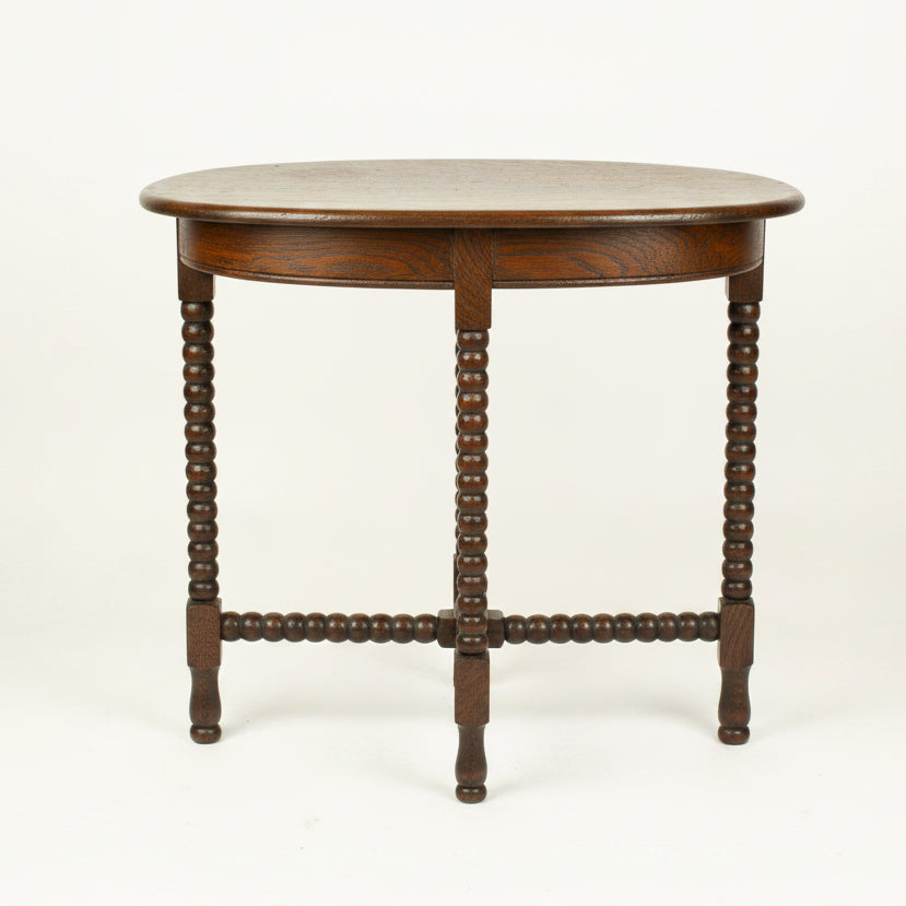 Antique French bobbin side table