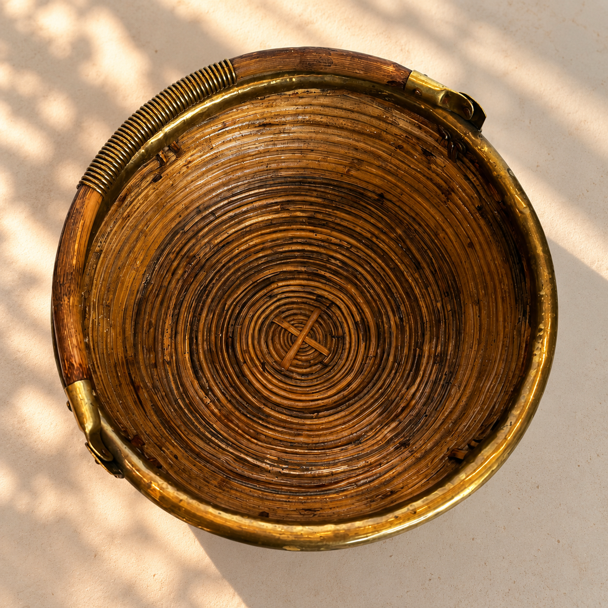 Gabriella Crespi Pencil Reed Fruit Bowl
