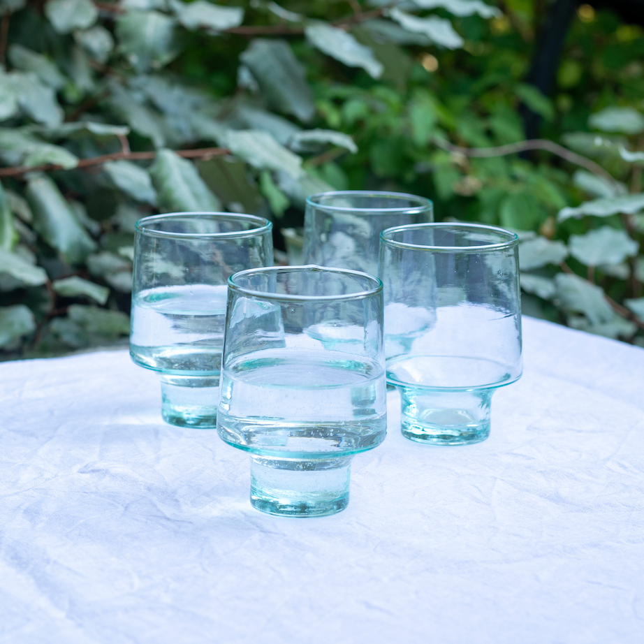 Short Stemmed Wine Glass Set of 4