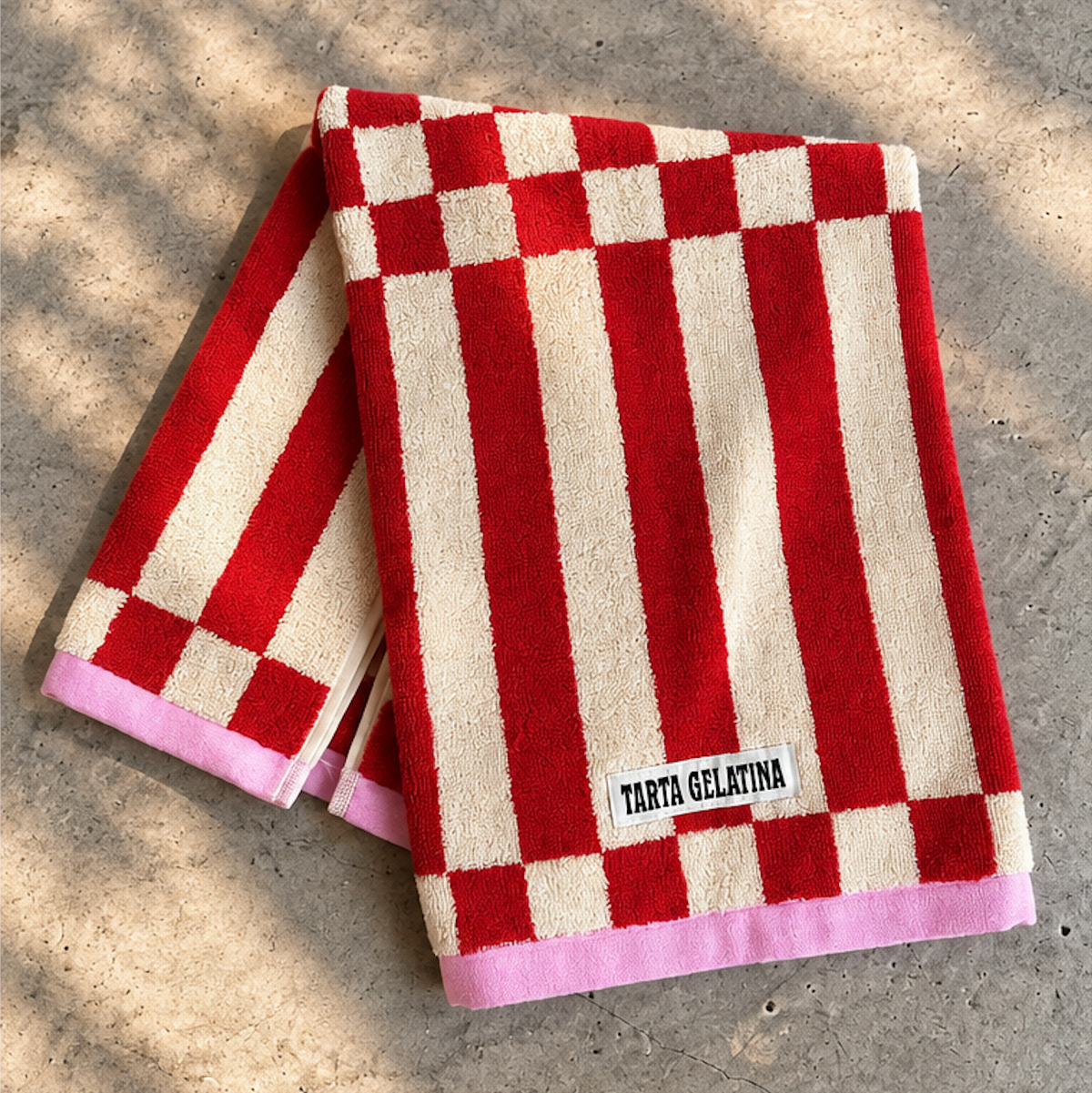 Clubhouse Hand Towel Red