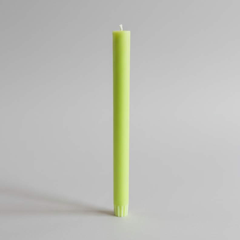 Chartreuse Green Eco Dinner Candle