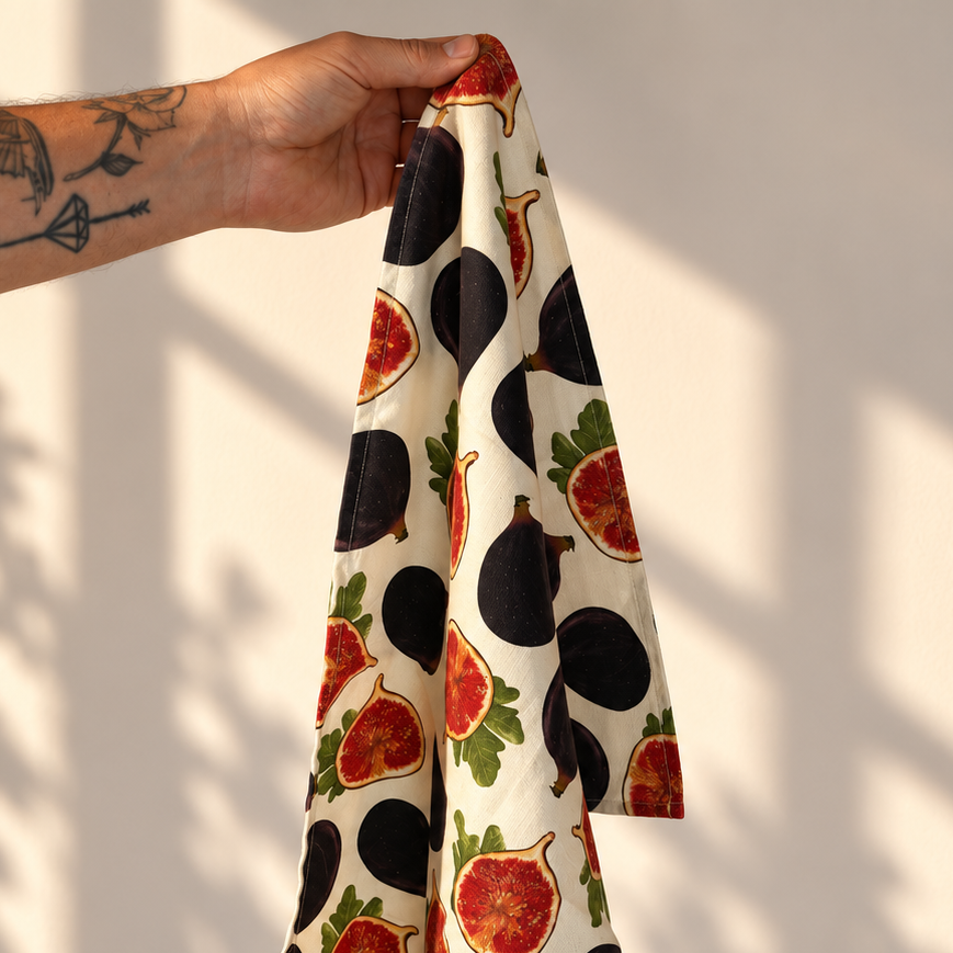 Fig Tea Towel 100% Cotton