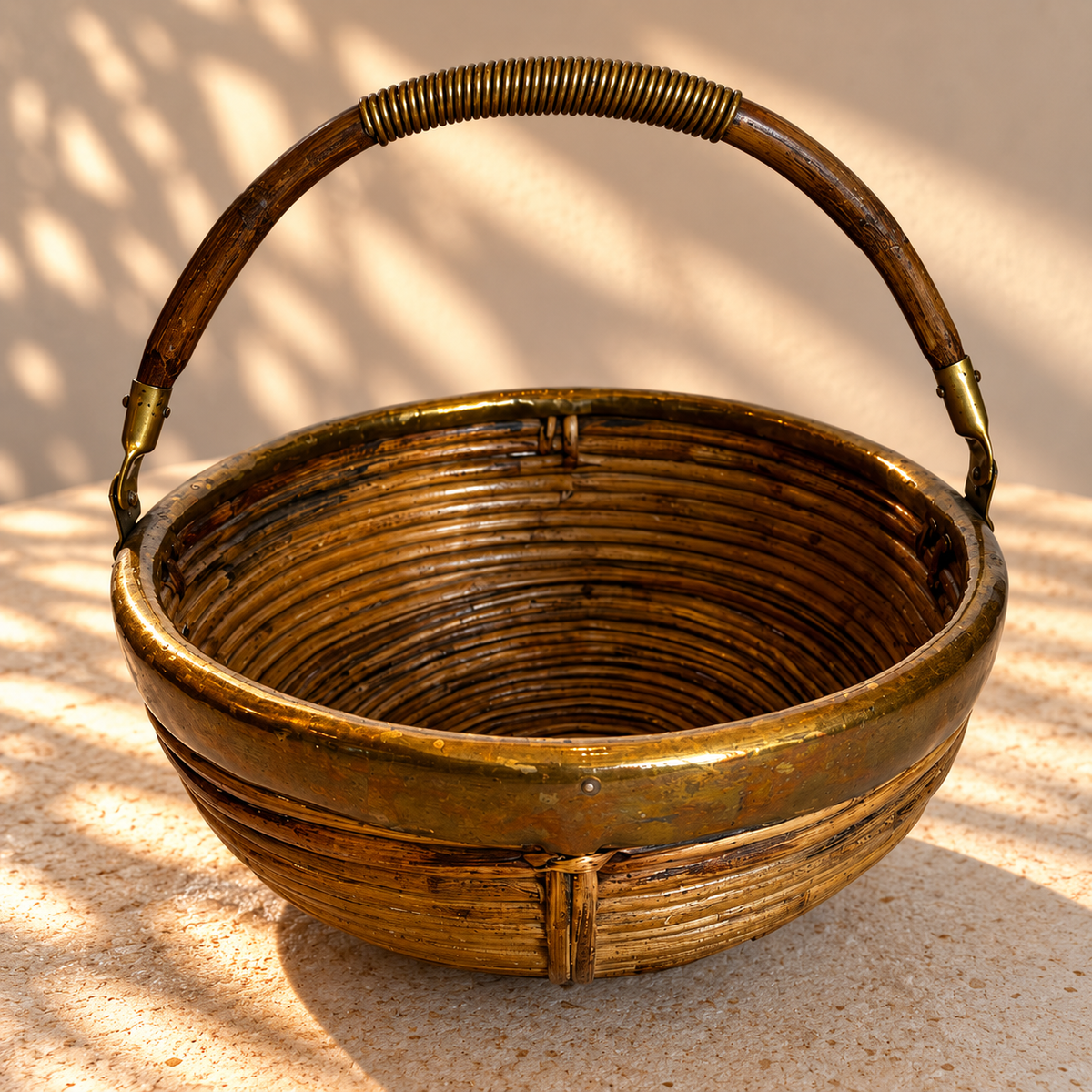 Gabriella Crespi Pencil Reed Fruit Bowl