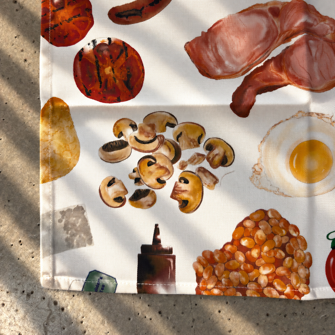 Full English Tea Towel 100% Cotton
