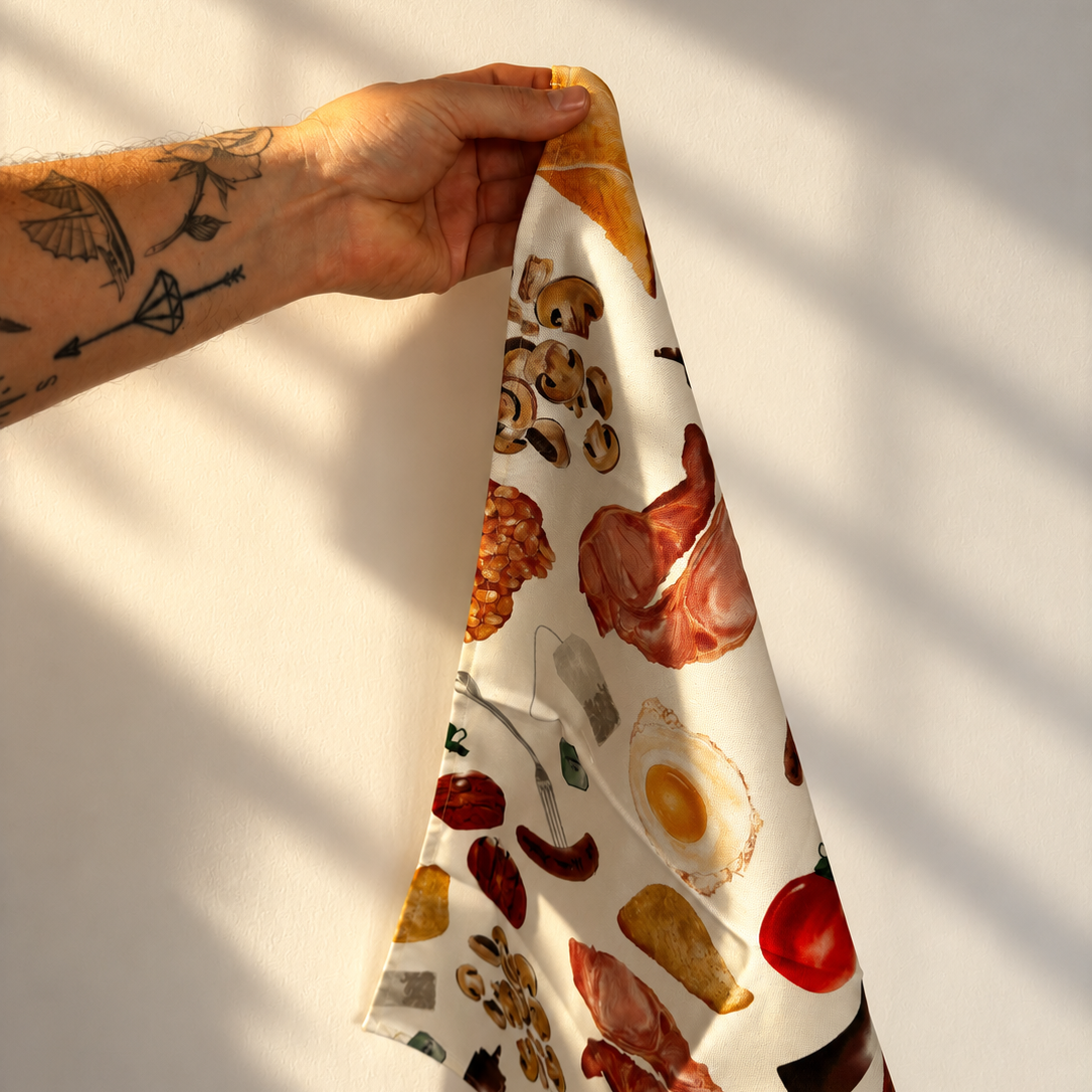 Full English Tea Towel 100% Cotton
