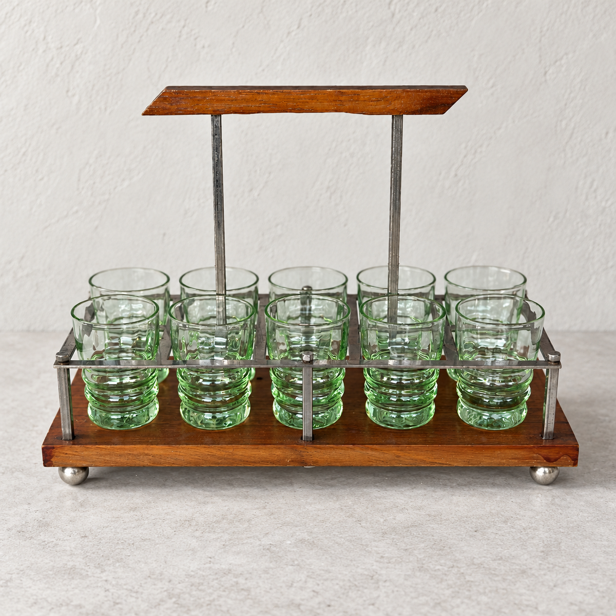 Mid Century 12 piece Shot Glass Set
