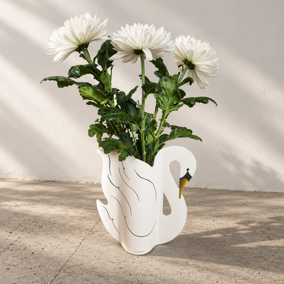 Swan Paper Vase