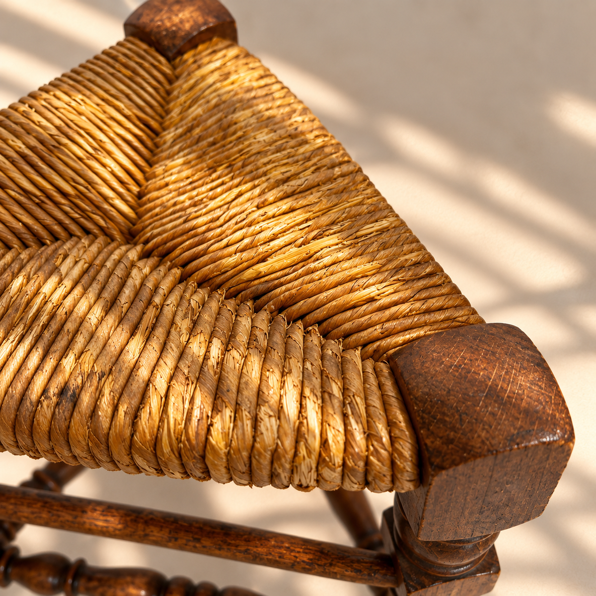 French Rush Fireside Stool