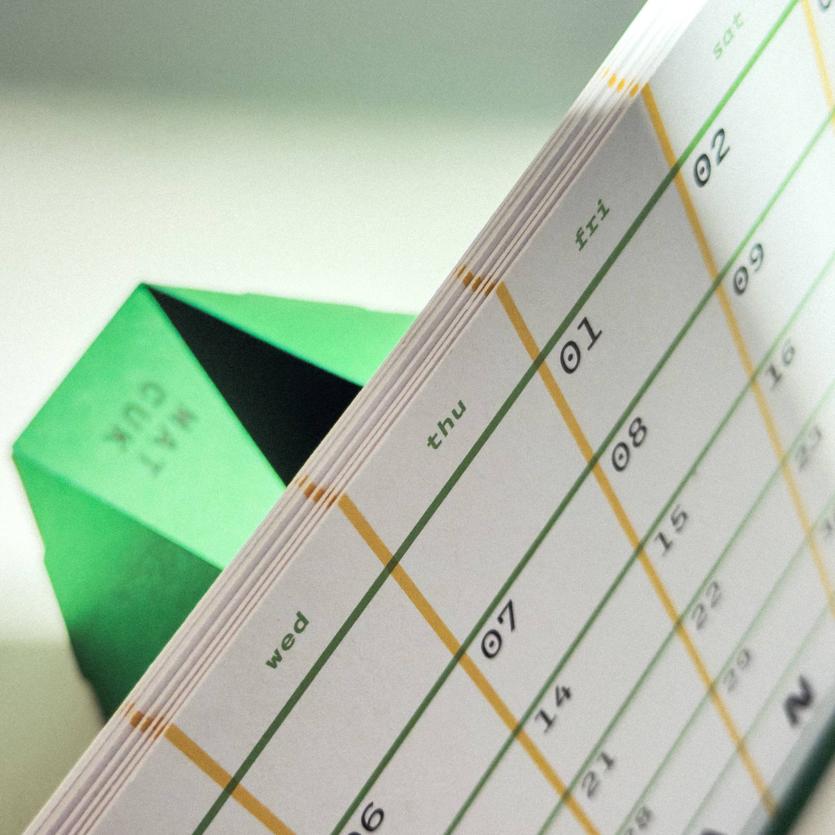 Mat Cuk 2027 Squared Desk Calendar