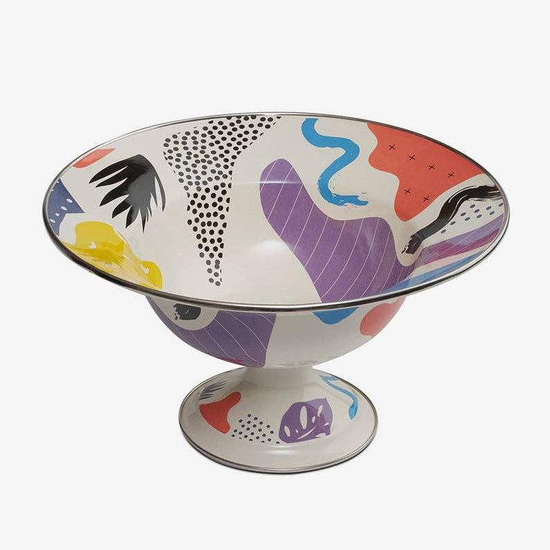 Flashback Footed Big Fruit Plate