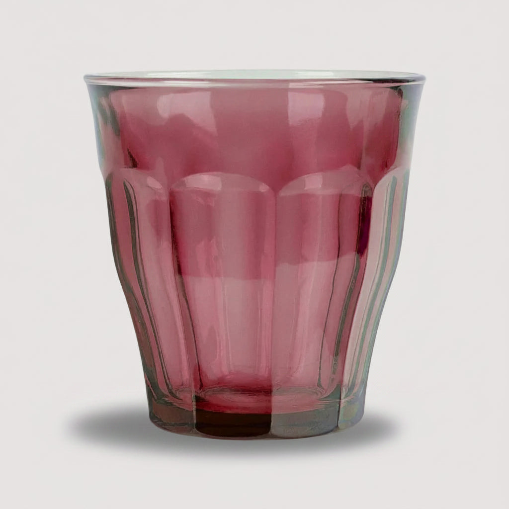 Picardie Glass Tumbler Plum