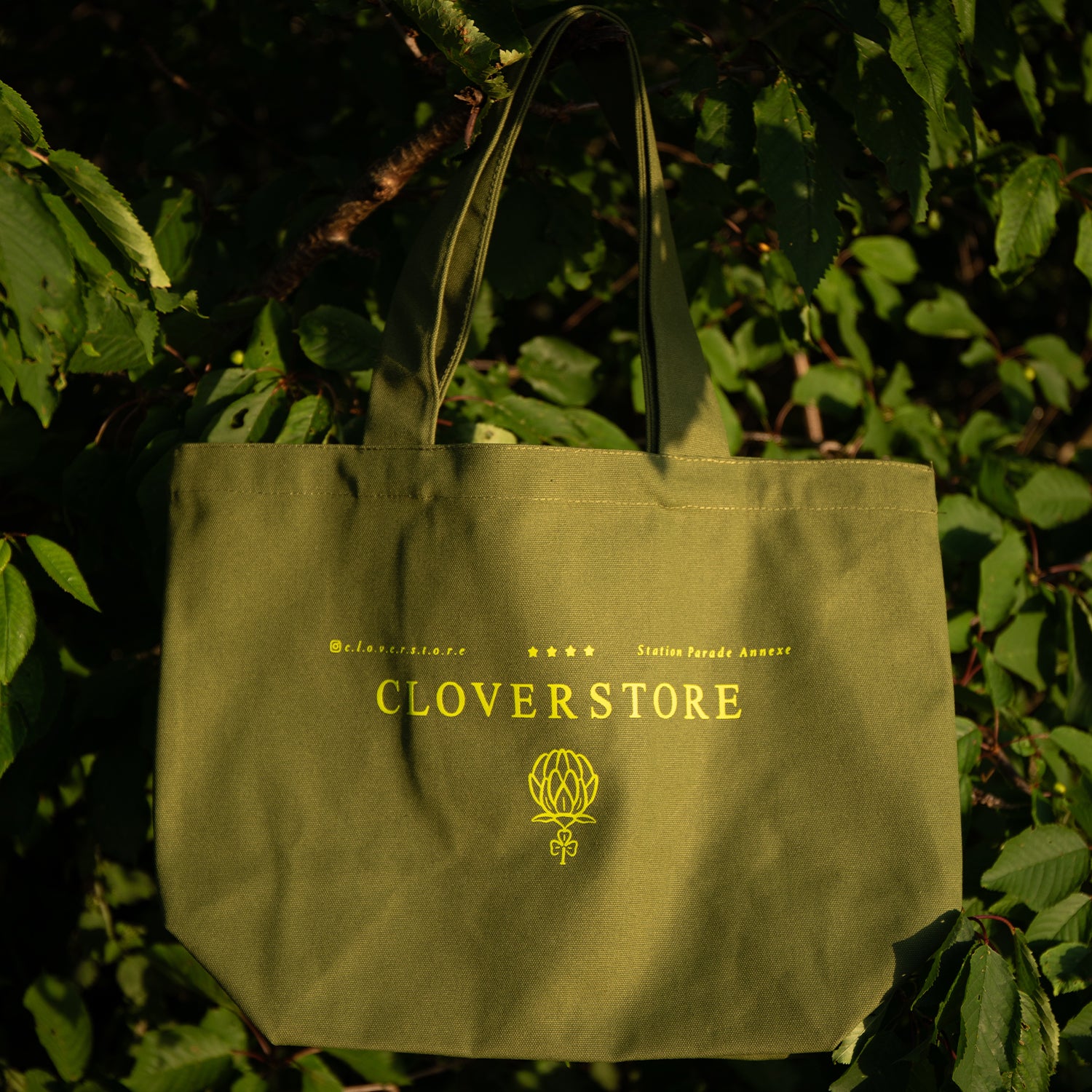 Cloverstore Large Tote Olive