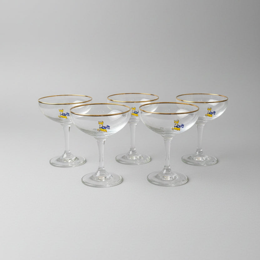 Babycham Coupes x6