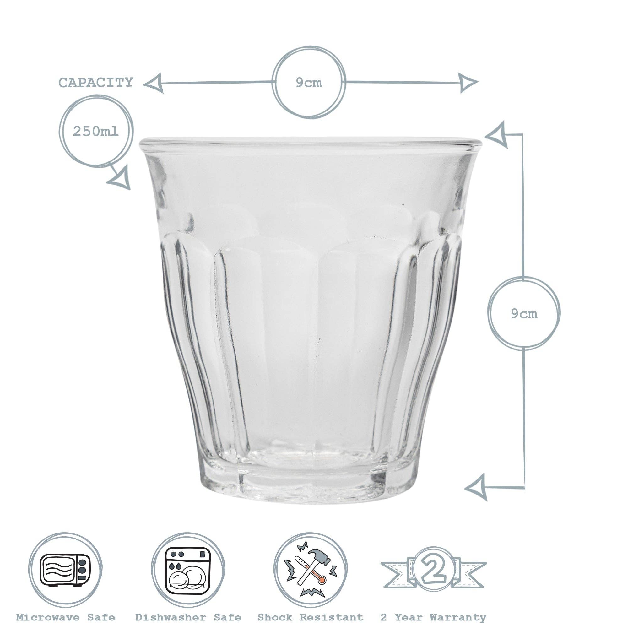 Picardie Tumbler Amber
