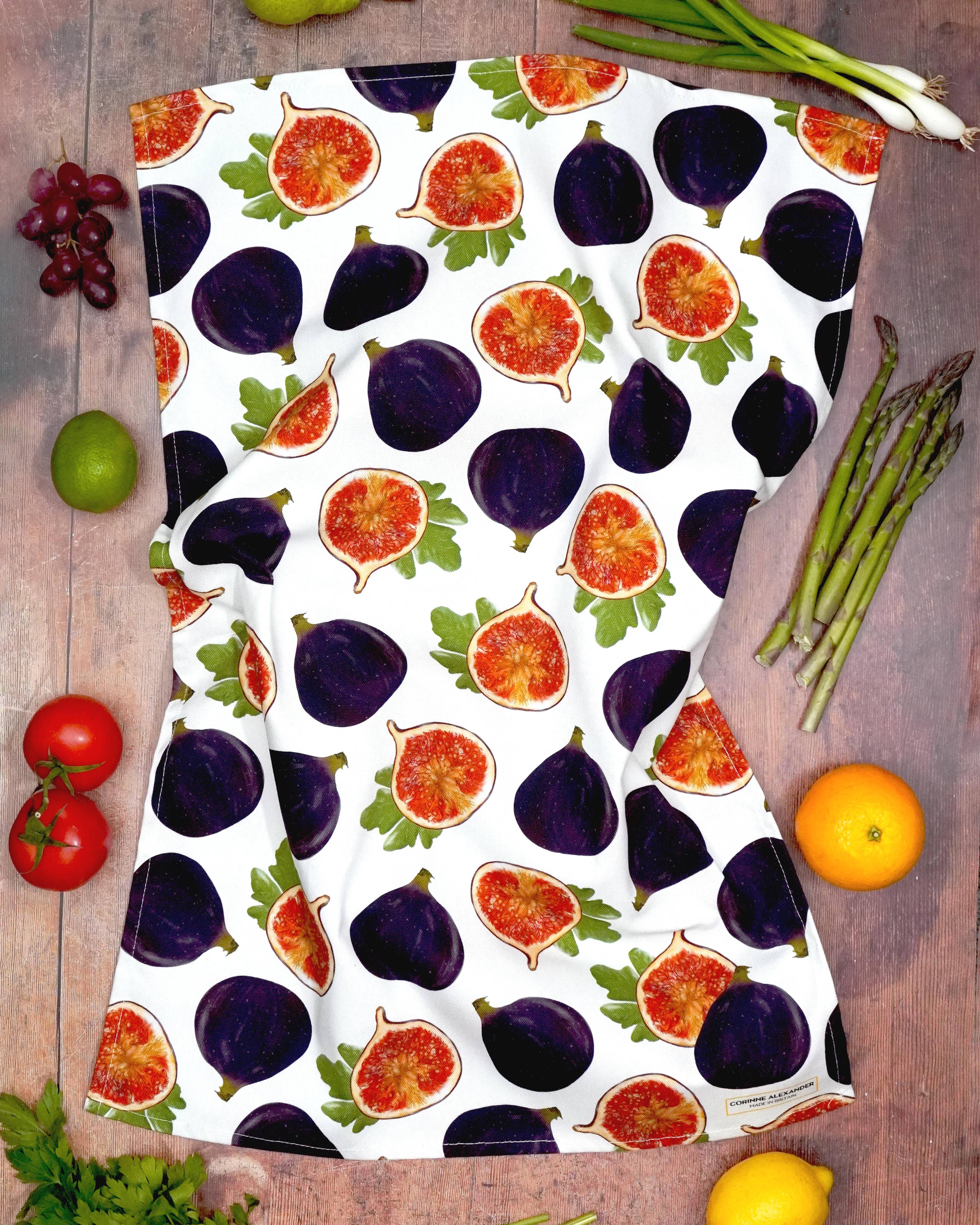 Fig Tea Towel 100% Cotton