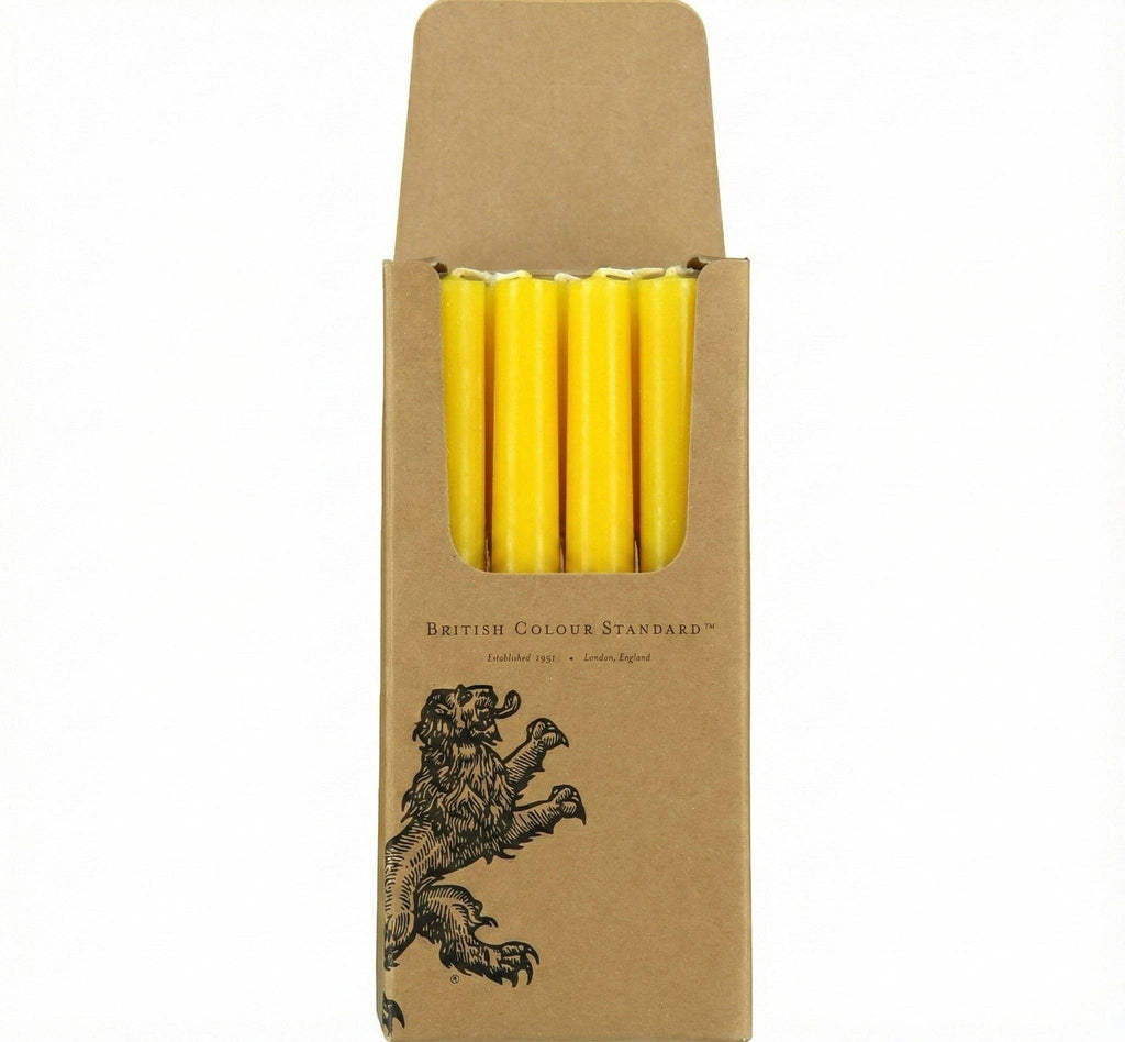 Bunting Yellow Eco Dinner Candle