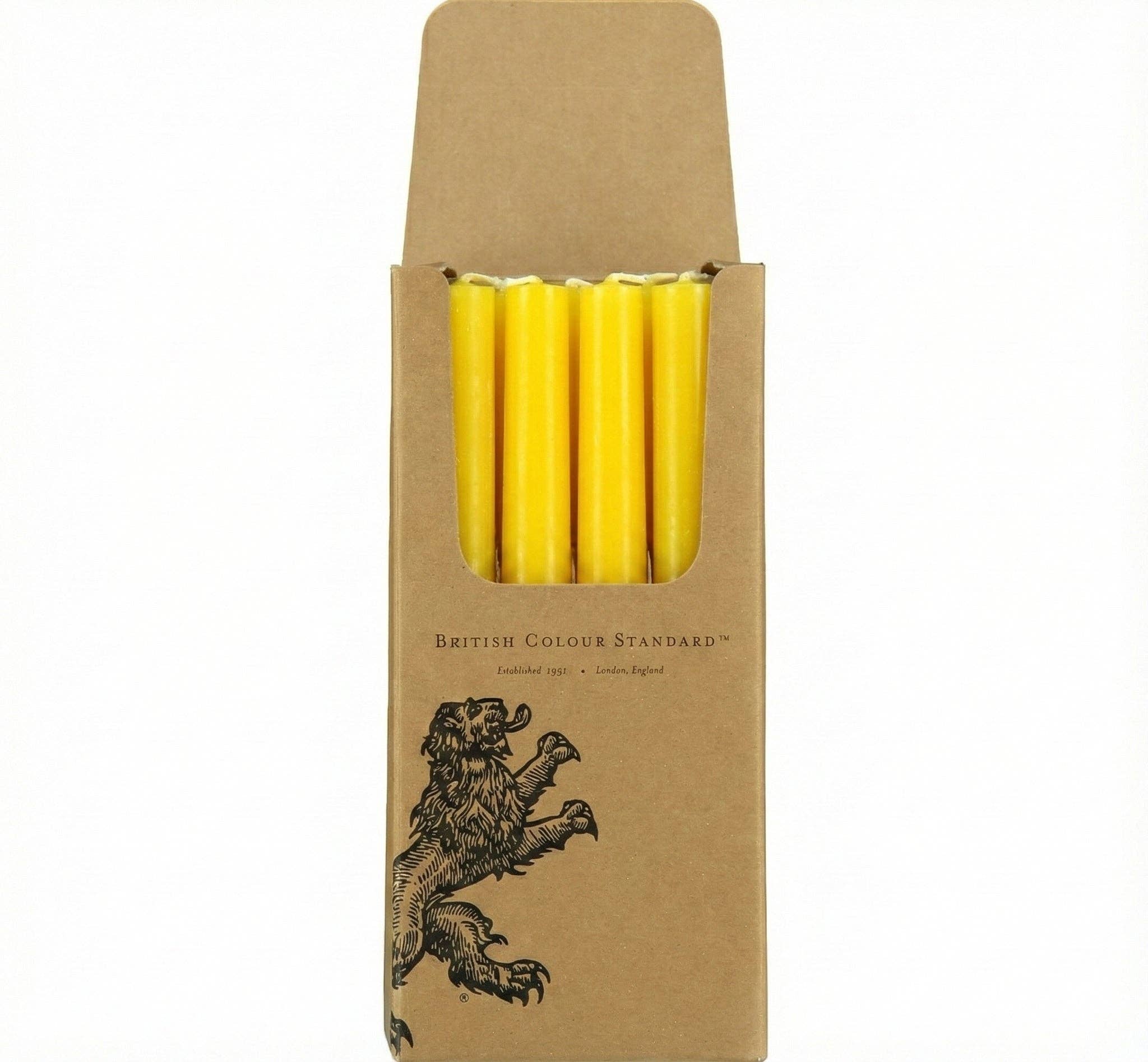Bunting Yellow Eco Dinner Candle