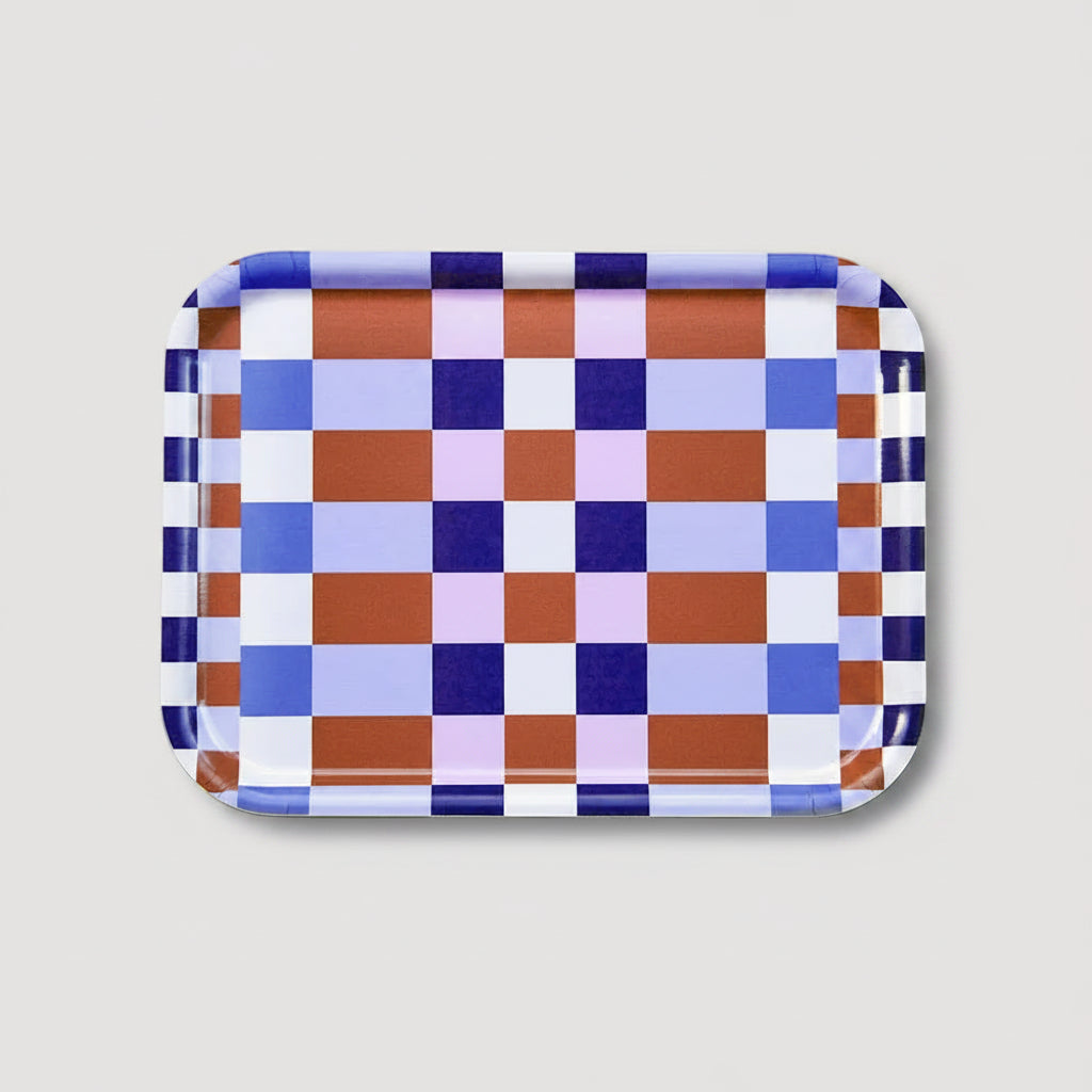 Checker Mix Serving Tray