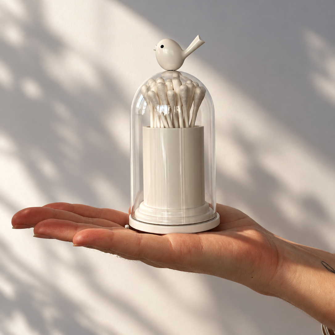 Birdie Cotton Bud Dispenser