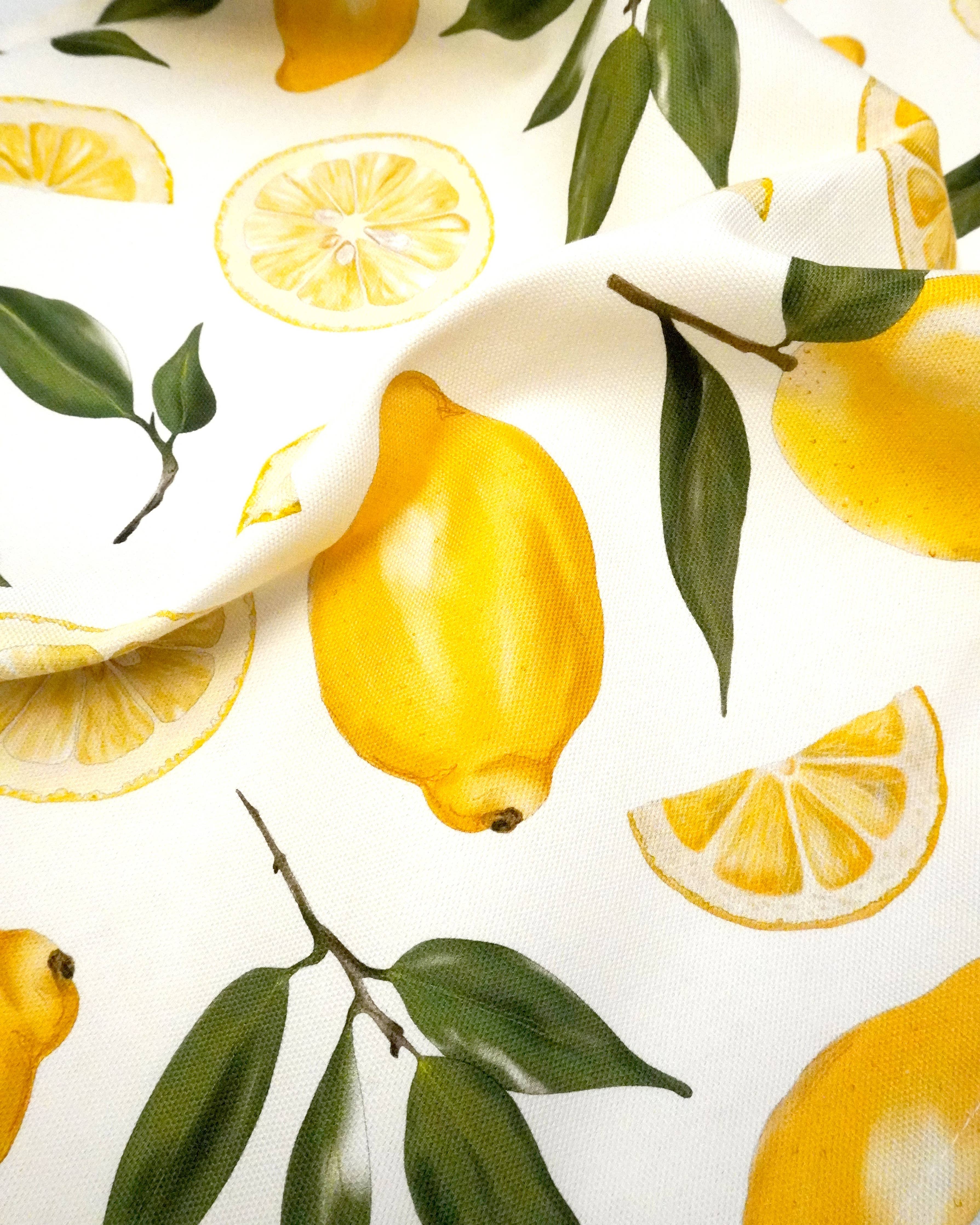 Lemon Tea Towel 100% Cotton