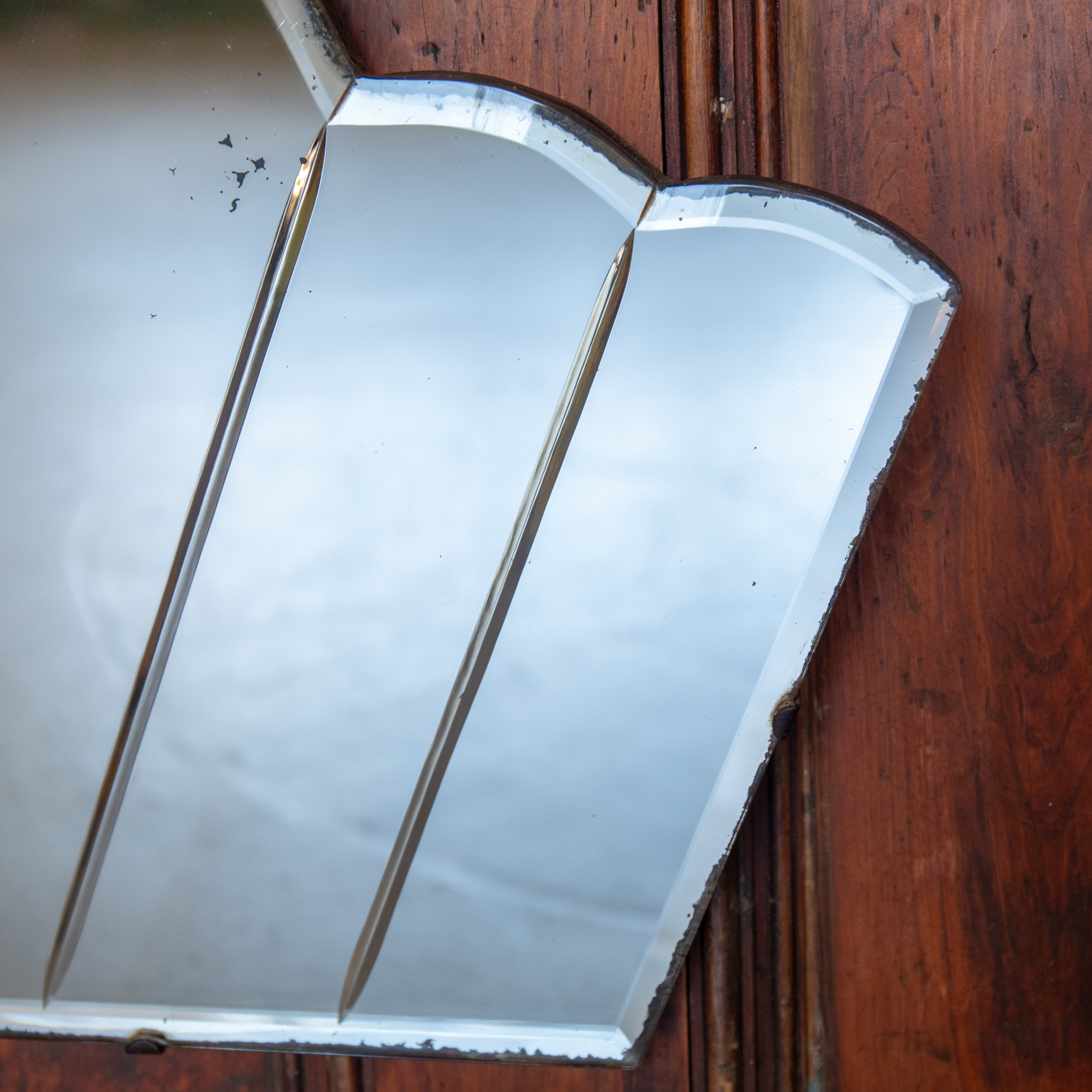 Art Deco Fan Mirror