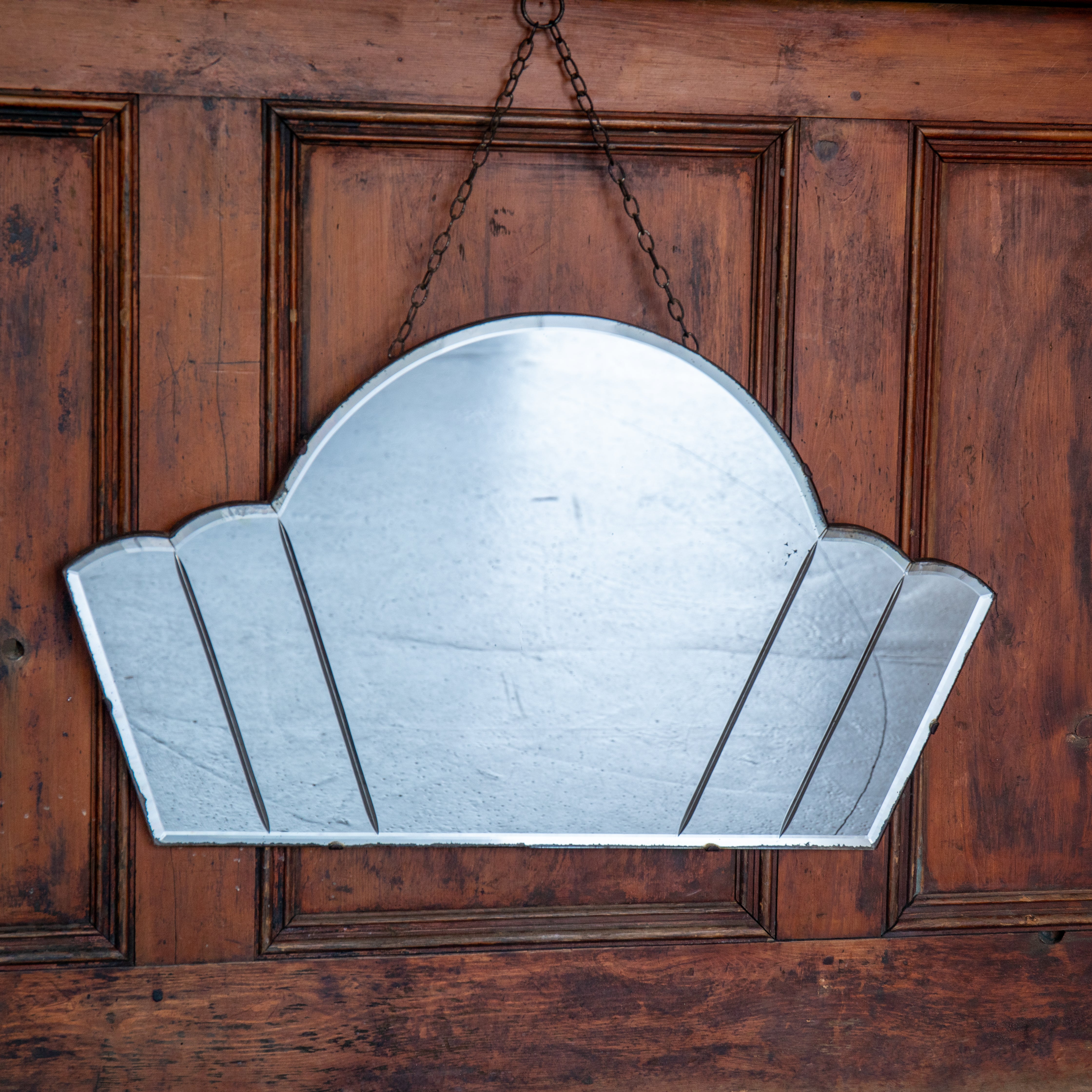 Art Deco Fan Mirror