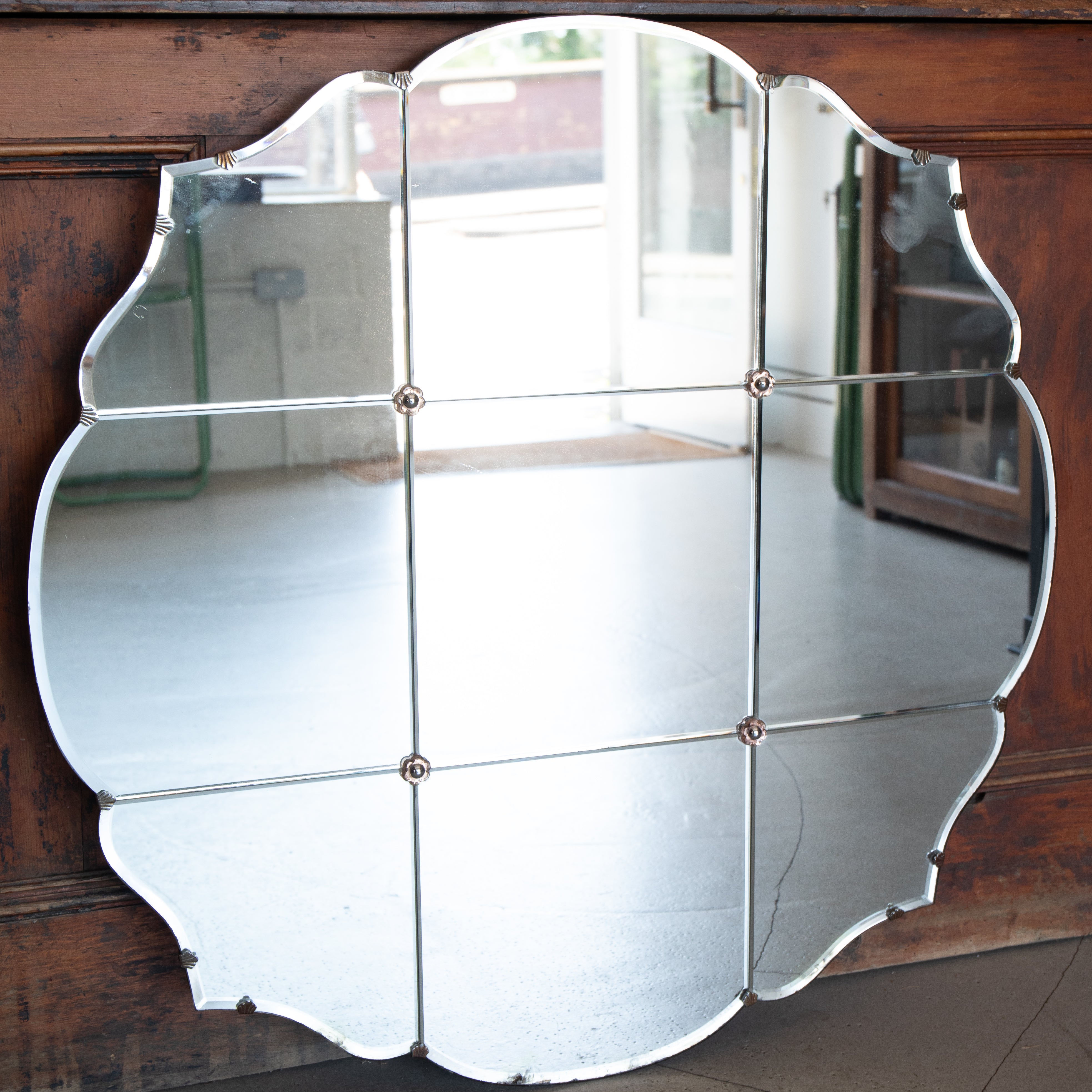 Sectional Art Deco Mirror