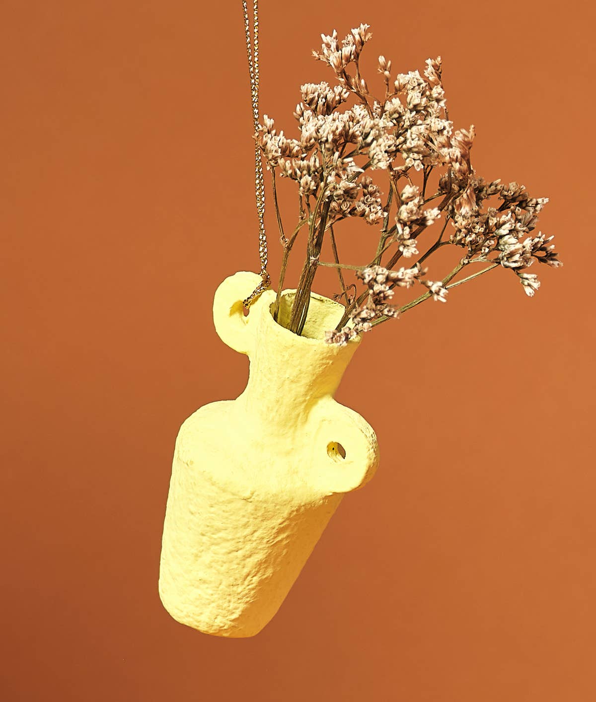 Kline Yellow Mini Vase Hanging Ornament