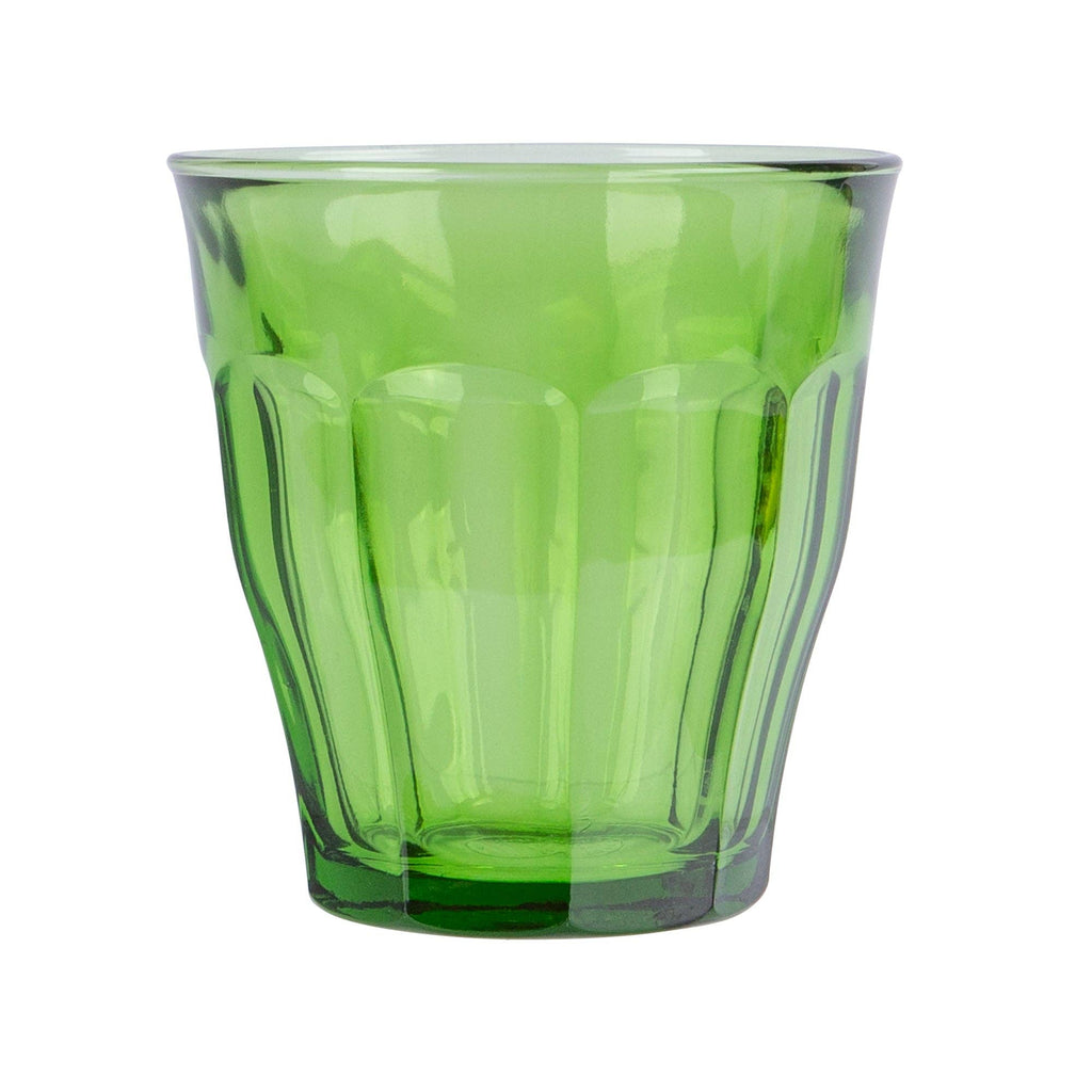 Picardie Glass Tumbler Green