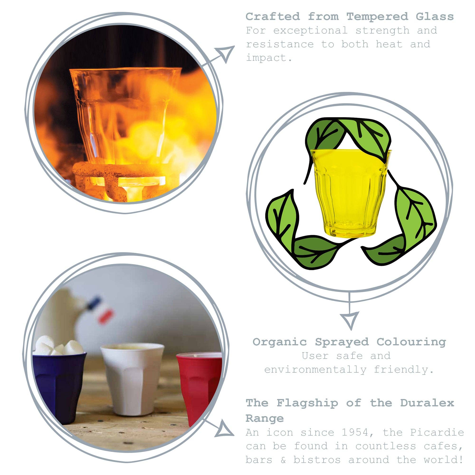 Picardie Tumbler Amber