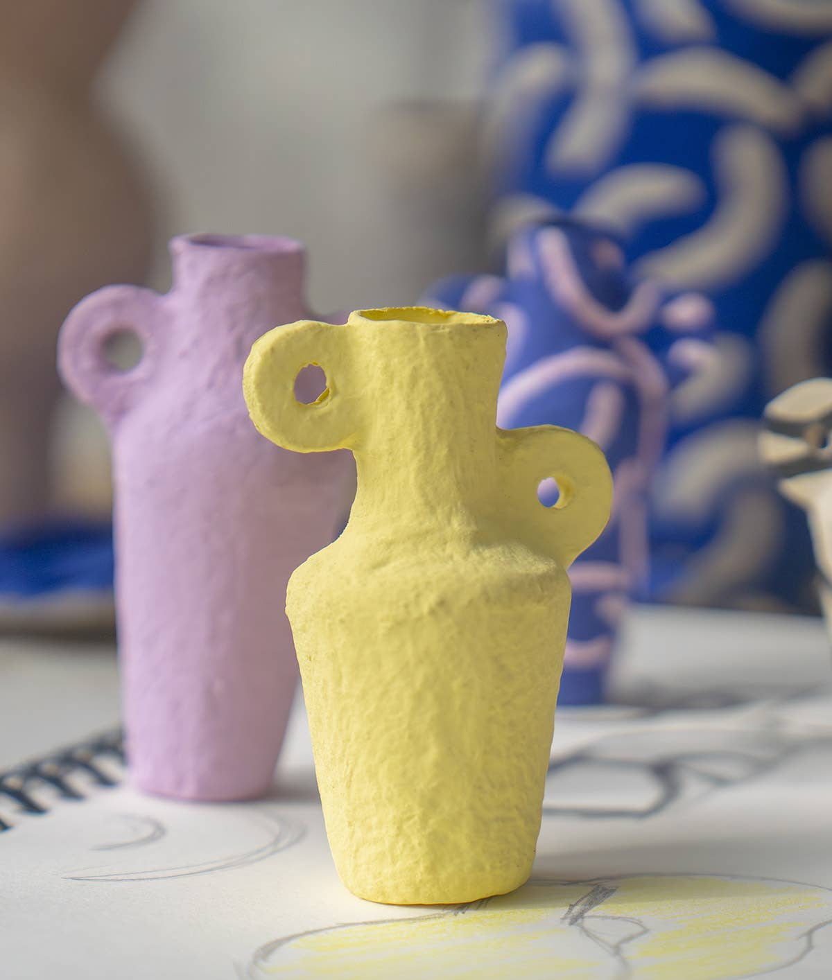 Kline Yellow Mini Vase Hanging Ornament