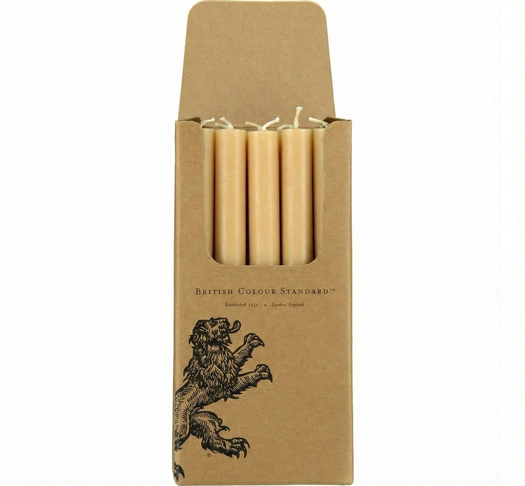 Khaki Brown Eco Dinner Candle