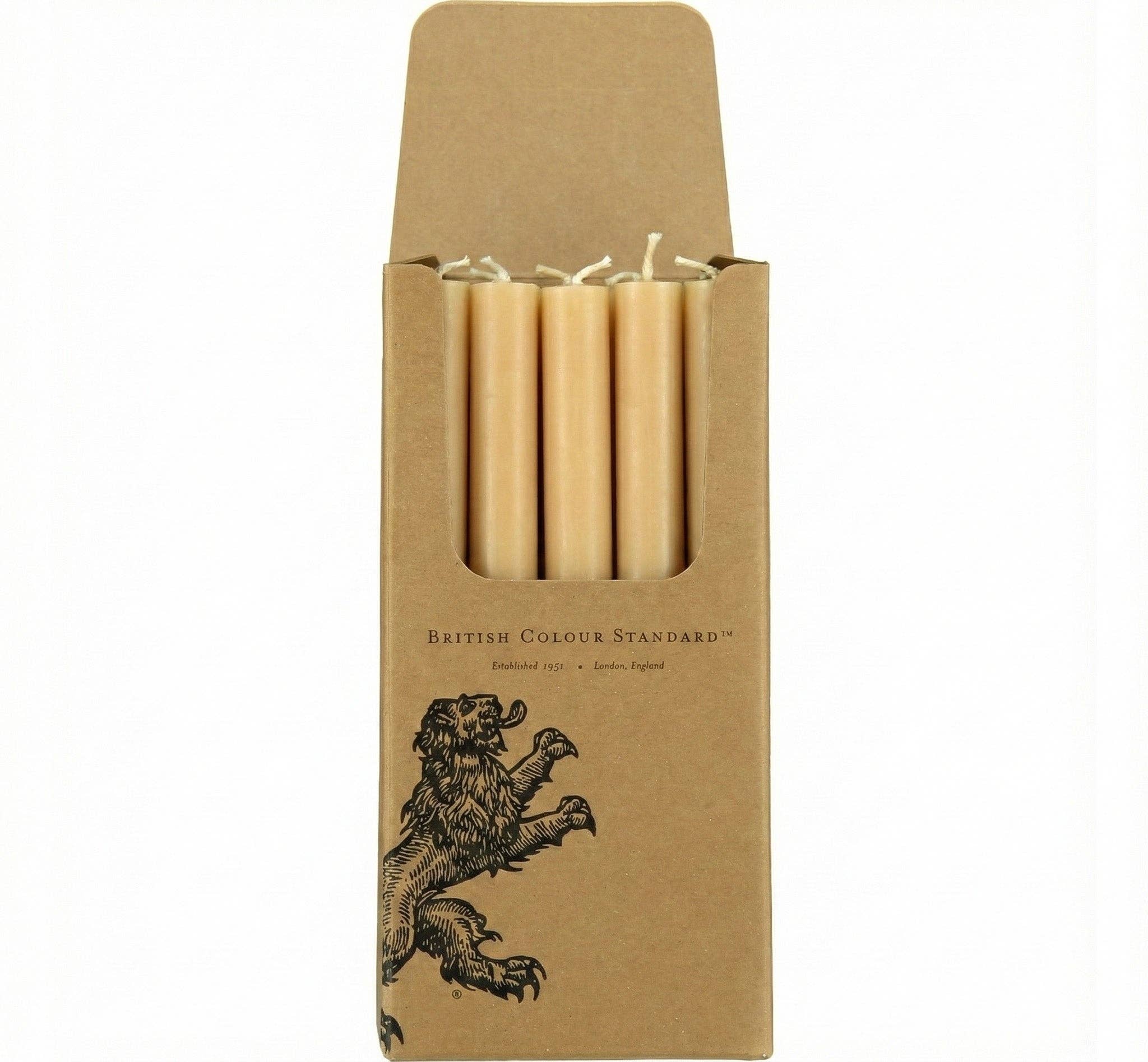 Khaki Brown Eco Dinner Candle