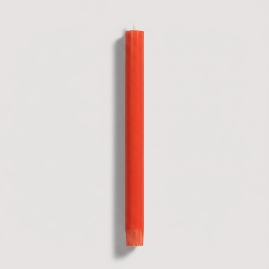 Poppy Red Eco Dinner Candle