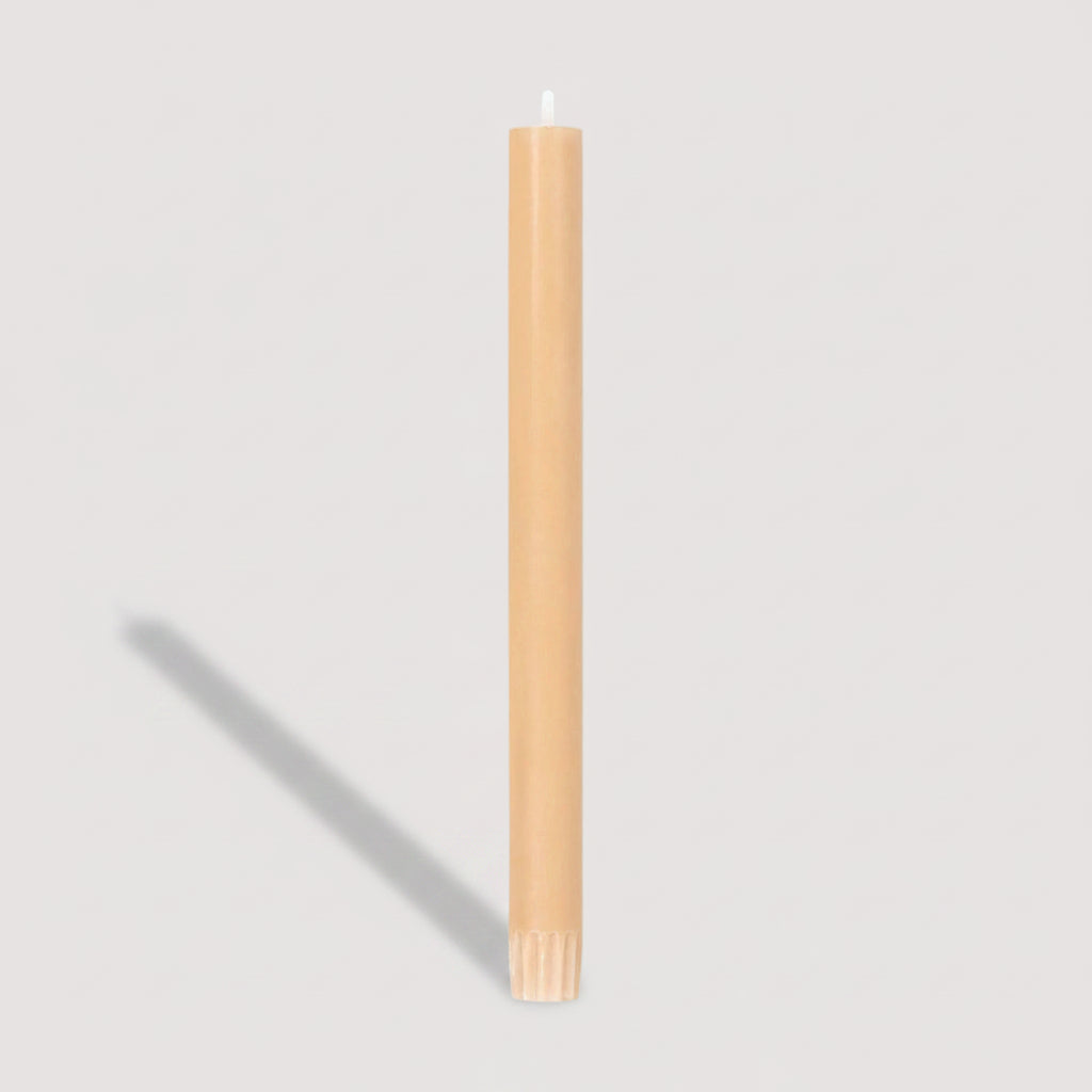 Khaki Brown Eco Dinner Candle