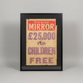 Original 1920’s Framed Newsstand Print