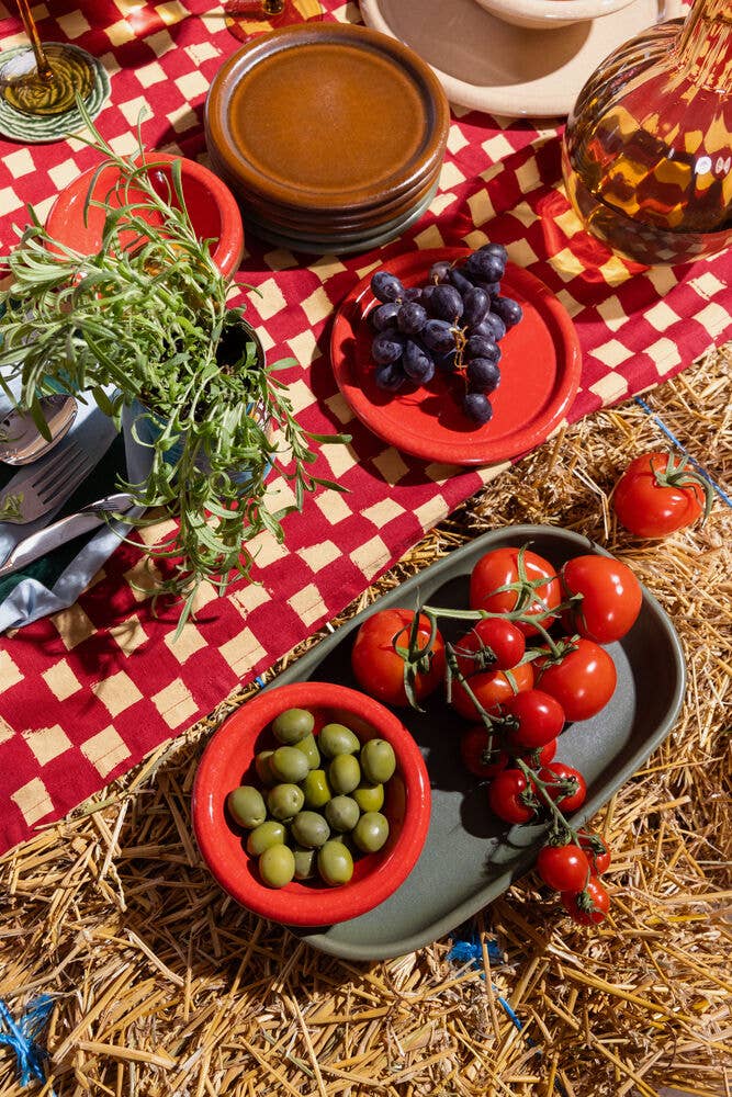 Porto Mini Plate by Byon Studio, Red