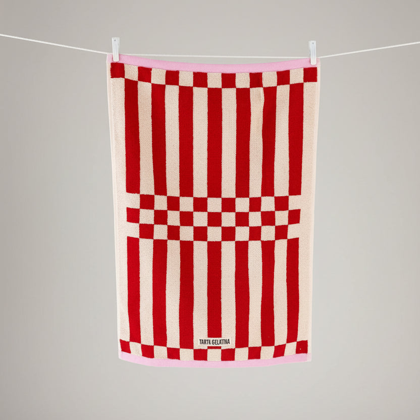 Clubhouse Hand Towel Red