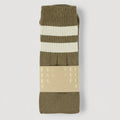 Unisex Tube Socks - Khaki / Ecru: UK 6/10